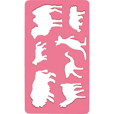 074905800000 шаблон зверей 127 x 253 мм в пакете Верблюд KOH-I-NOOR Hardtmuth 