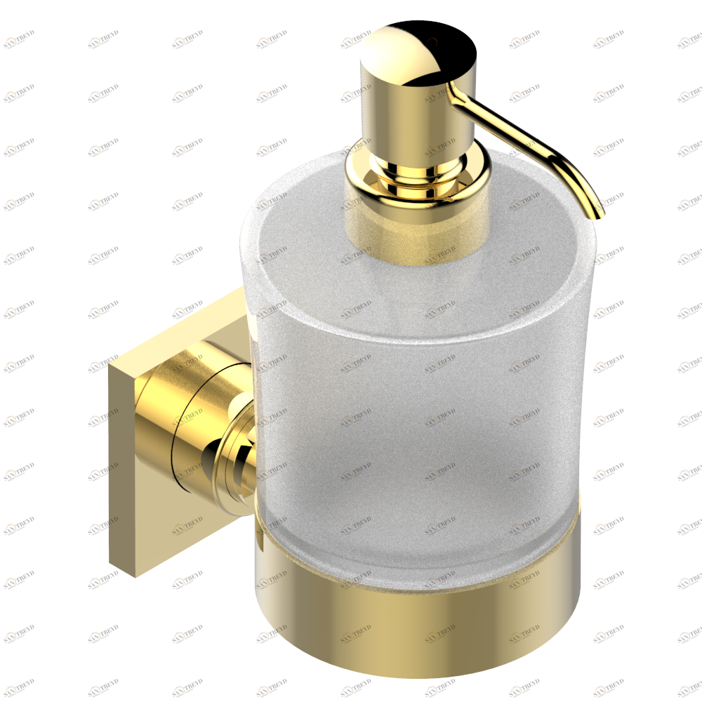 U5E-613 Дозатор для жидкого мыла настенный Thg-paris Ginkgo Золото U5E-613 CAT.F