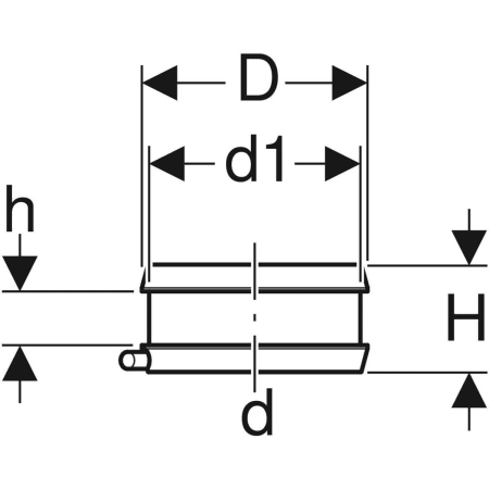 363.776.16.1 Электросварная лента Geberit для неподвижных опор Geberit  - Вид №3