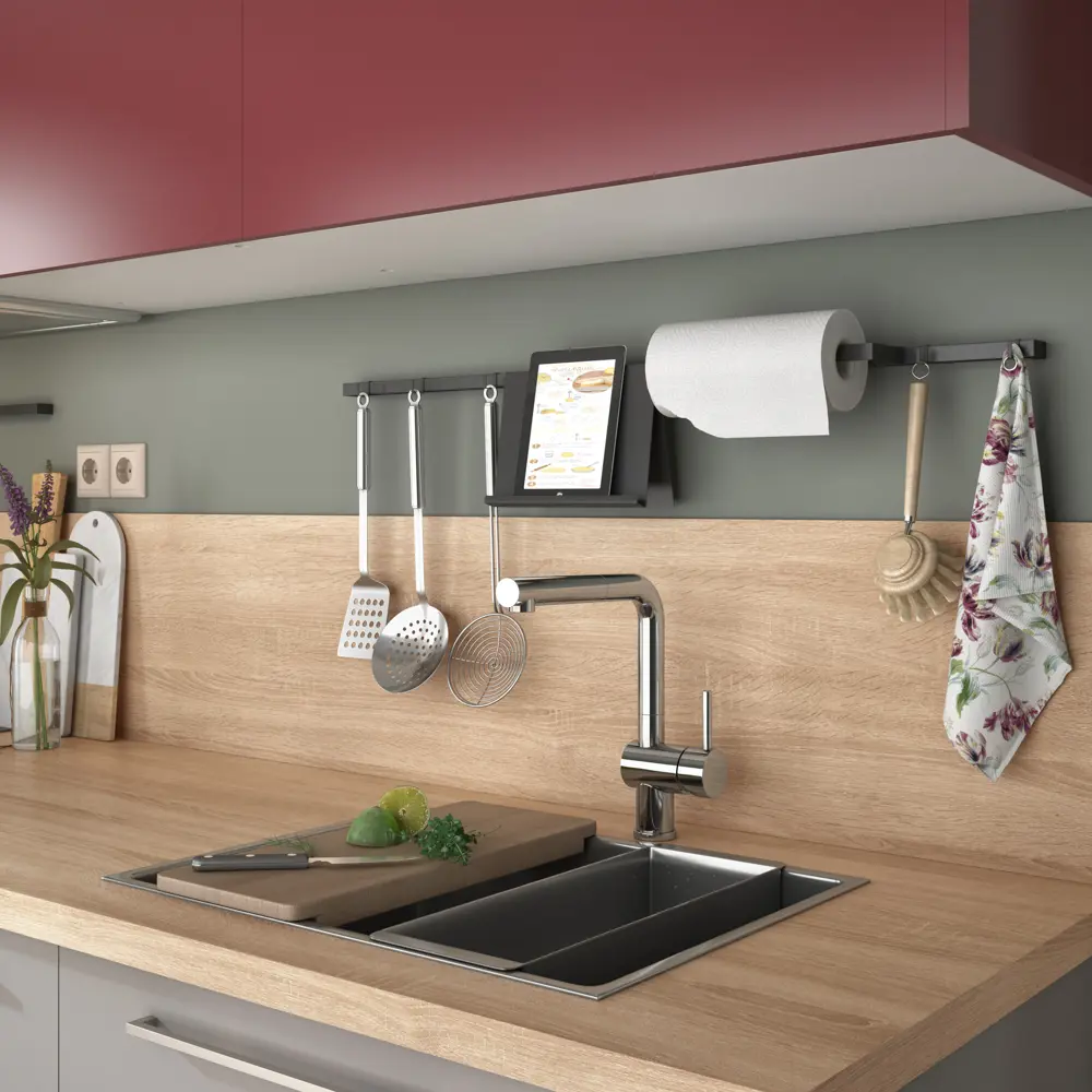 Держатель для бумажных полотенец Delinia ID на рейлинг 80135878 STLM-0013781 - Вид №7