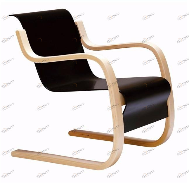 Artek Кресло консольное из дерева с подлокотниками sun-id-1361396