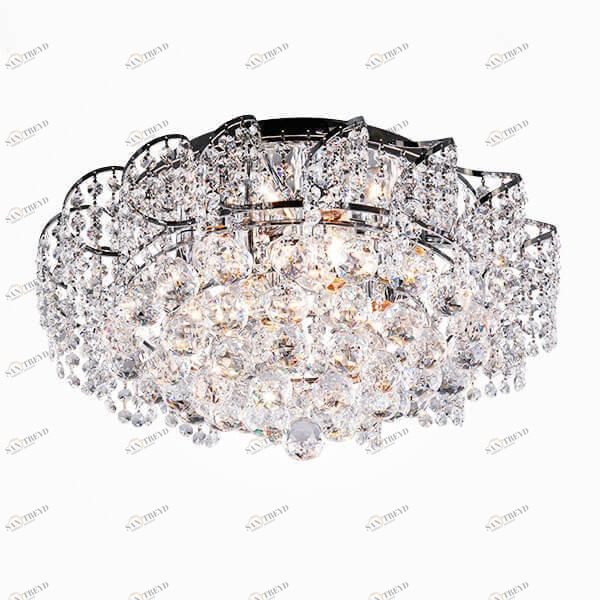 Потолочная люстра Eurosvet 16017/9 хром Strotskis EUROSVET ДИЗАЙНЕРСКИЕ, ШАРМ ХРОМ 00-3887114 Прозрачный;хром 