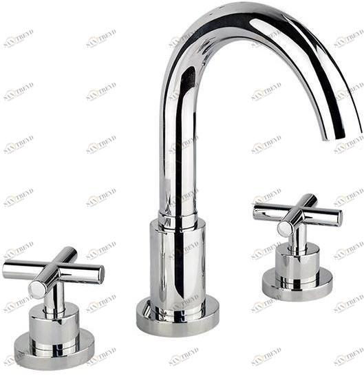 GUGLIELMI Смеситель для умывальника на 3 отверстия с аэратором Vera Fbpu58500