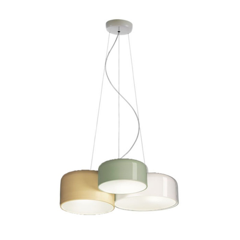 069326 Подвес 40 см Белый/Бежевый/Оливковый Ole! Funky Santreyd - Вид №1