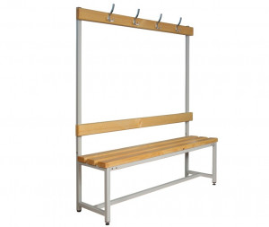 Скамья односторонняя для раздевалок с вешалкой (l=100 см) Sportpremier