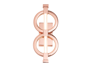 Металлический светодиодный настенный светильник