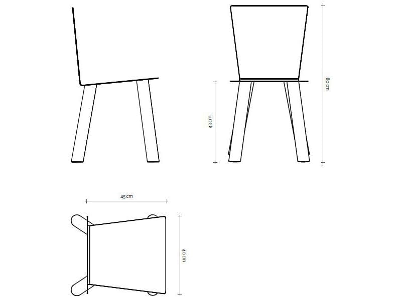 Металлический стул altreforme ARCH-00092858 - Вид №1