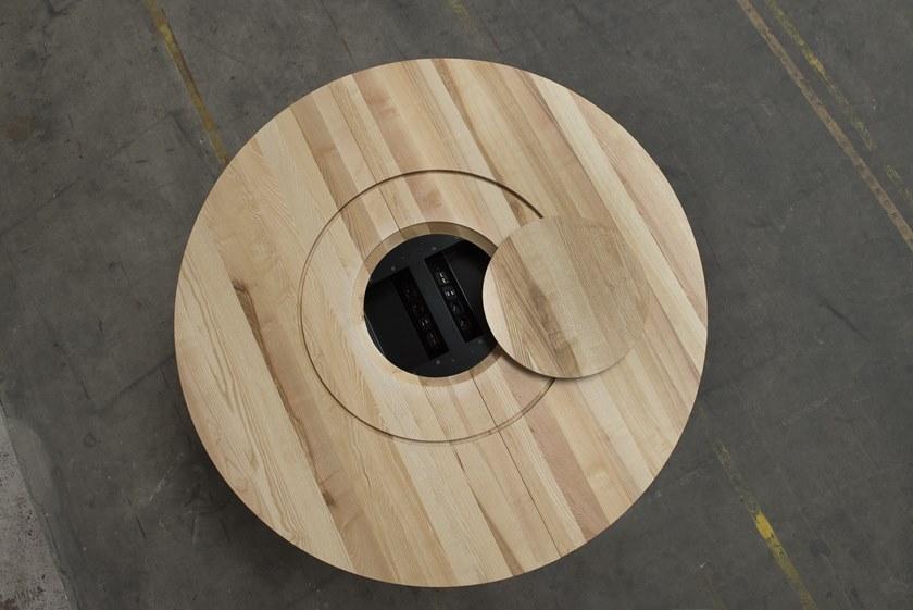 BuzziSpace Круглый деревянный стол для переговоров Buzzipicnic sun-id-1425793 - Вид №2