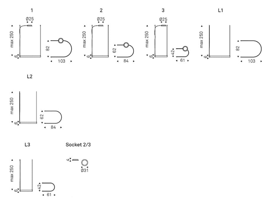 Стальной светодиодный подвесной светильник Cattelan italia BLUEBELL ARCH-00033521 - Вид №3