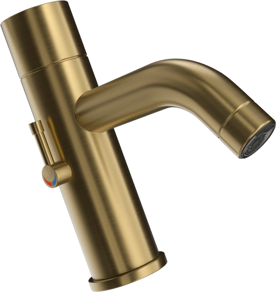 R311-L Сенсорный смеситель, устанавливаемый на палубе, с рычагом регулировки температуры