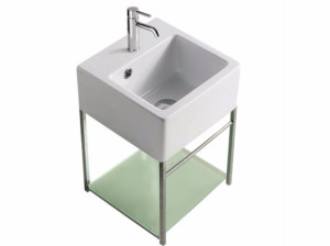 Хромированный латунный подвесной умывальник