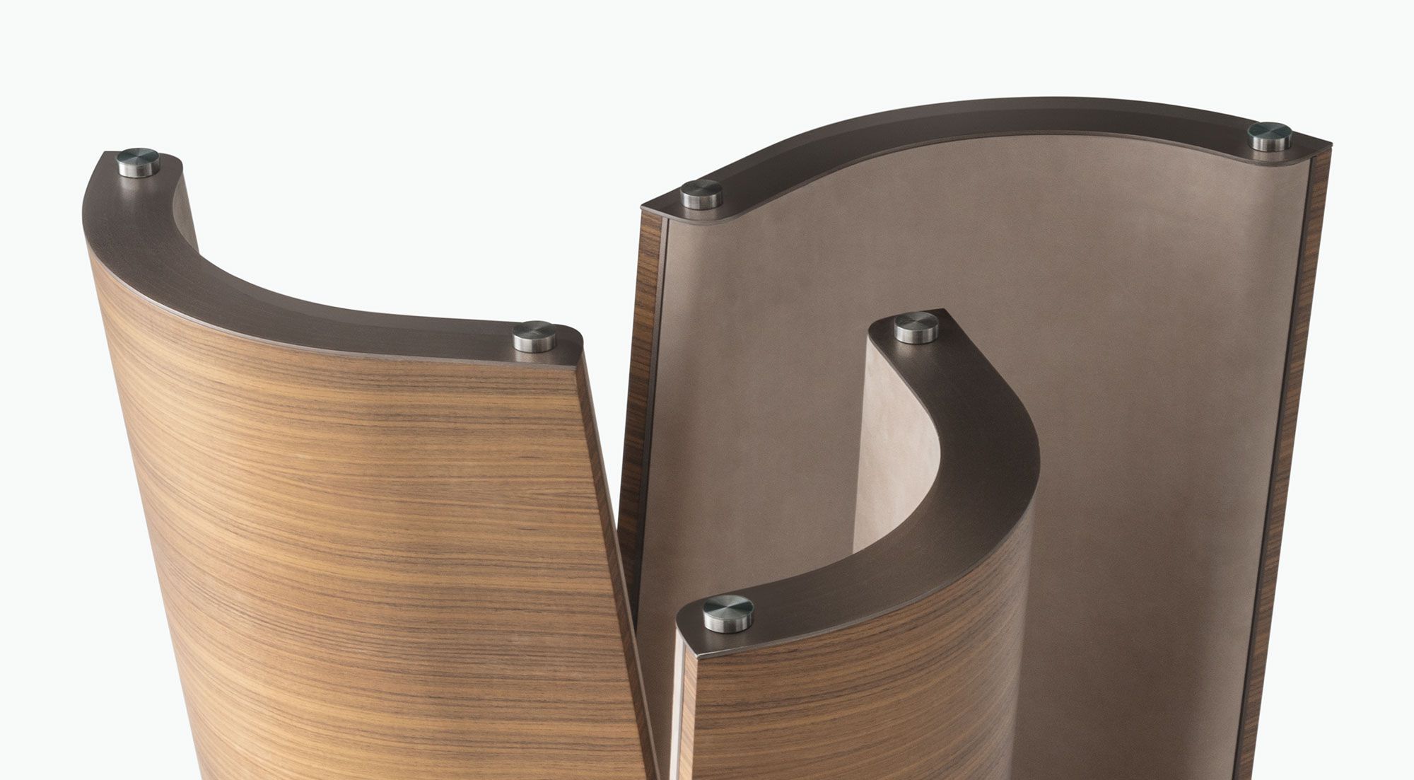 Круглый стол из дерева и стекла OAK New York Suite ARCH-00033660 - Вид №4