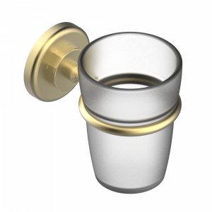 G7C-536 Стакан настенный для зубных щёток Thg-paris Saint Germain Покрытие PVD матовая латунь