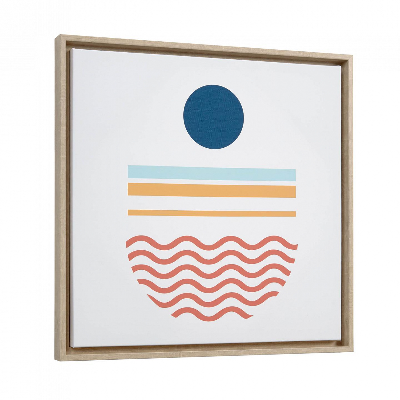 090101 Картина 50 x 50 cm синий круг La Forma Gelsina 