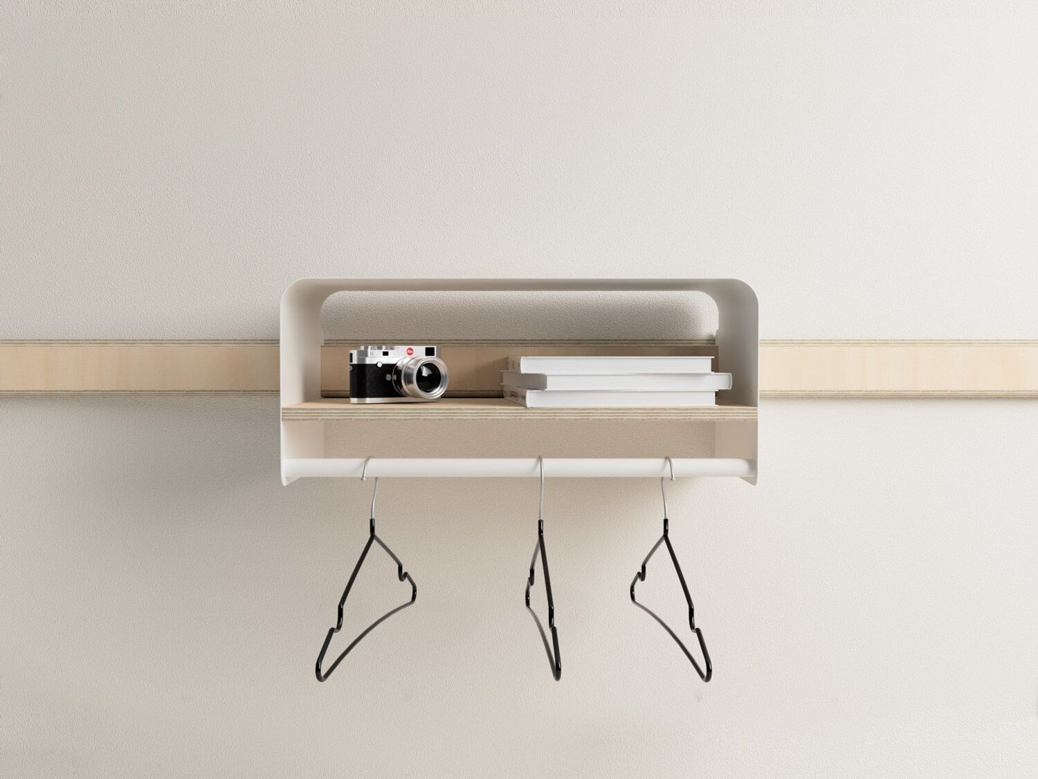 Стальная и деревянная настенная вешалка Variand Furniture A03 ARCH-00057758 - Вид №5