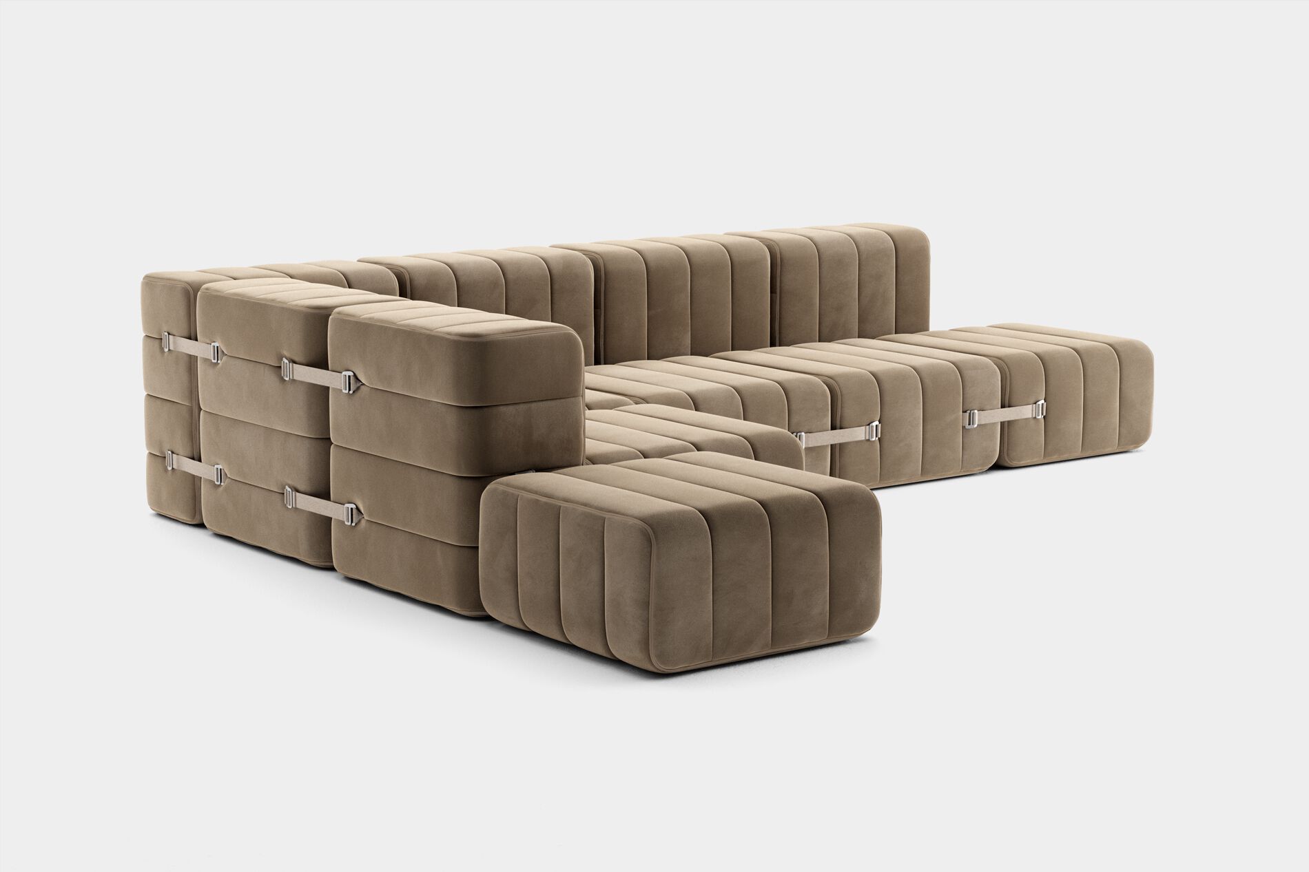 Модульный угловой диван из ткани AMBIVALENZ Curt ARCH-00083106 - Вид №16