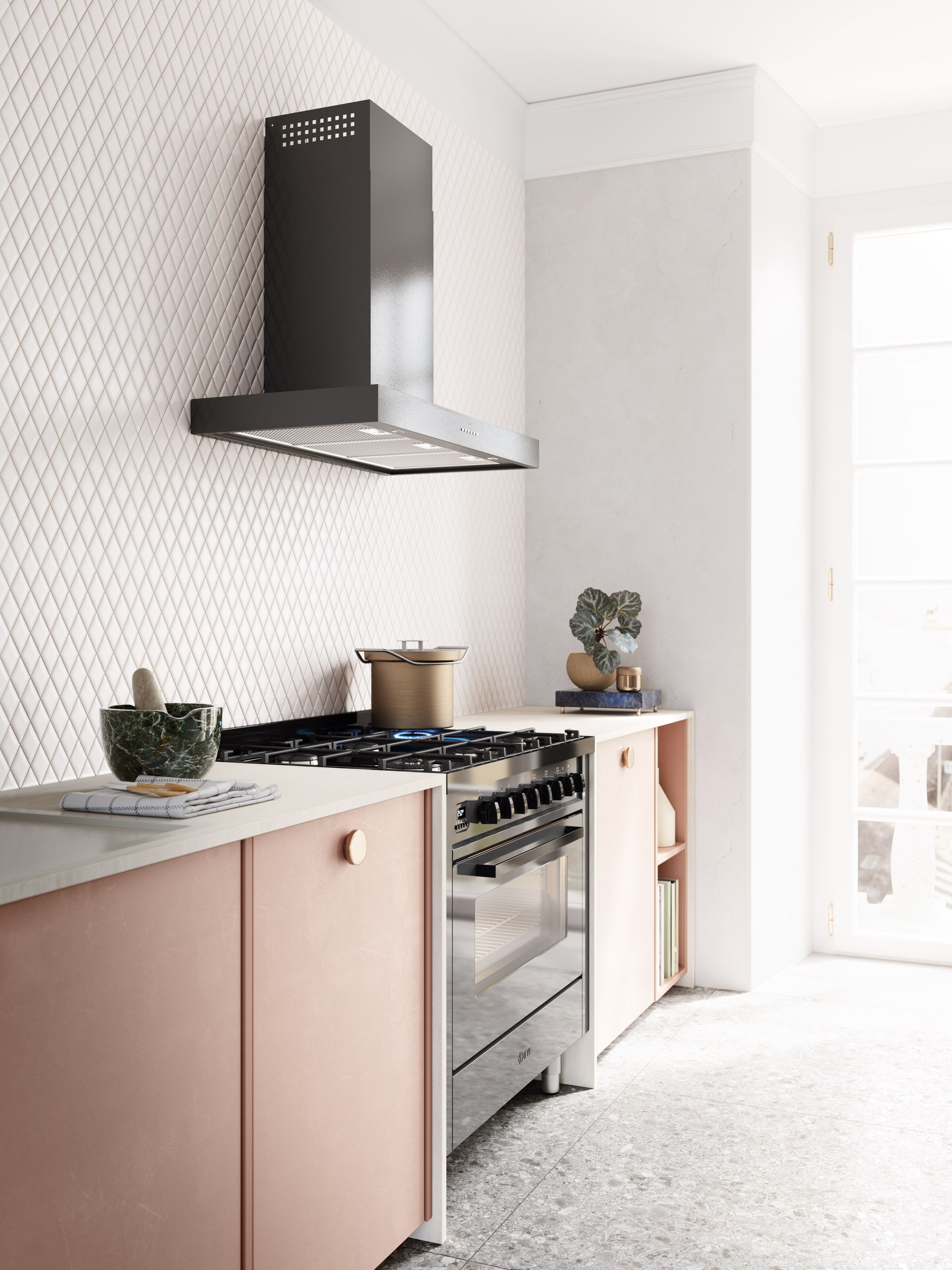 Настенный стальной вытяжной шкаф класса а Ilve Pro Line ARCH-00114700 - Вид №3