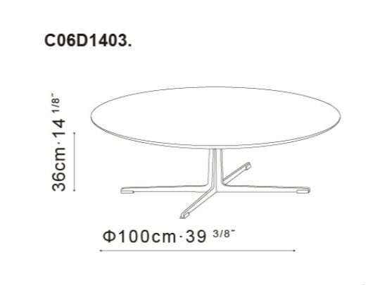 Журнальный столик из каррарского мрамора CAMERICH VARY ARCH-00005564 - Вид №3