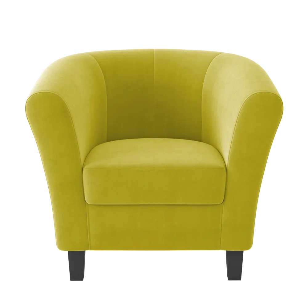 Кресло полиэстер Seasons Марсель CAMARO06 желтое 85x73x77 см 85098309 STLM-2091968  - Вид №1