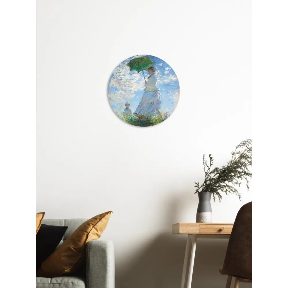 Картина на стекле Postermarket Дама с зонтиком 40x40 см STLM-2166636 - Вид №4