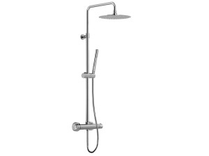 Термостатическая настенная душевая колонна с ручным душем