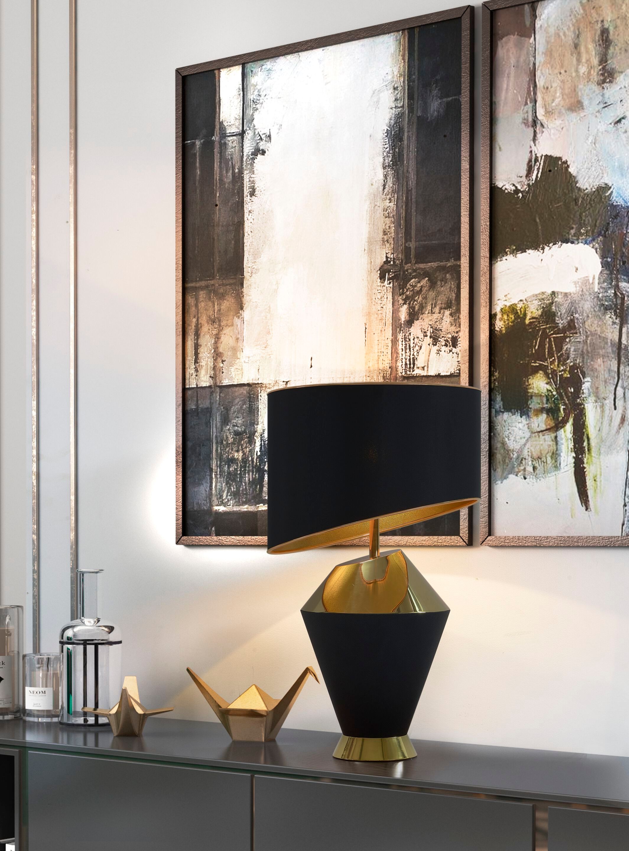 Настольная лампа из нержавеющей стали K-Lighting POSH ARCH-00052186 - Вид №1