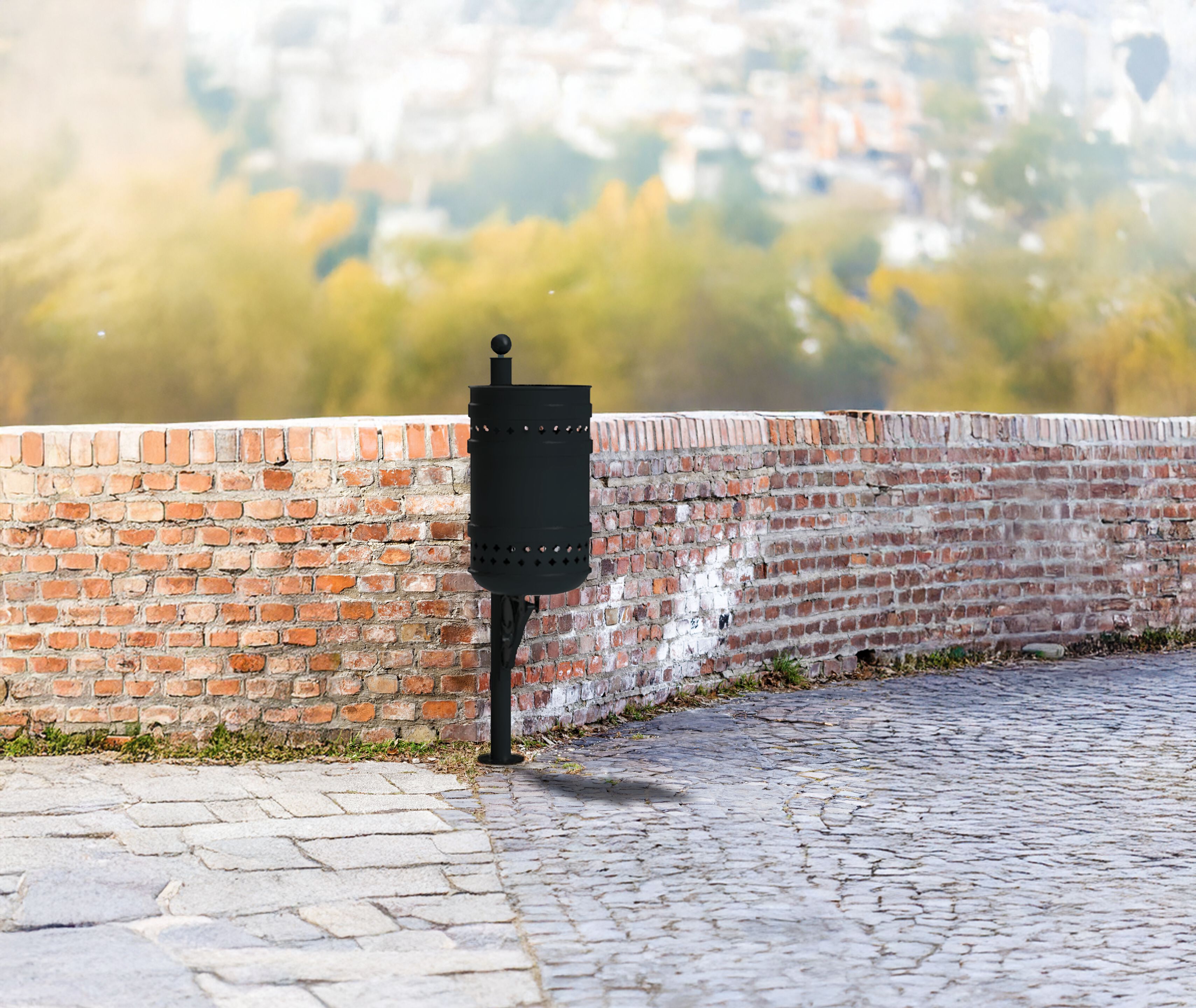 Наружная стальная стойка для мусора Studio Città LIBERTY ARCH-00081579 - Вид №2