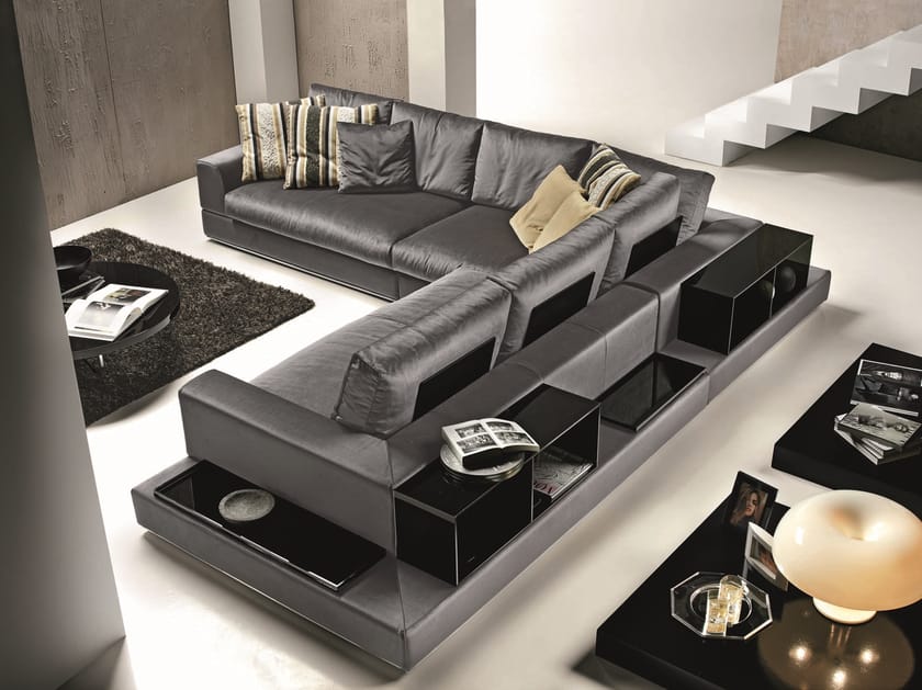 Бархатный угловой диван Former In Italia My Way Plus ARCH-00083134