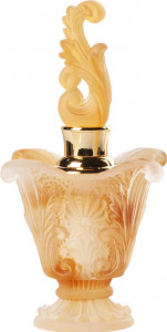 10636371 Cristal de Paris Флакон для духов Cristal de Paris 13см (янтарный) Хрусталь