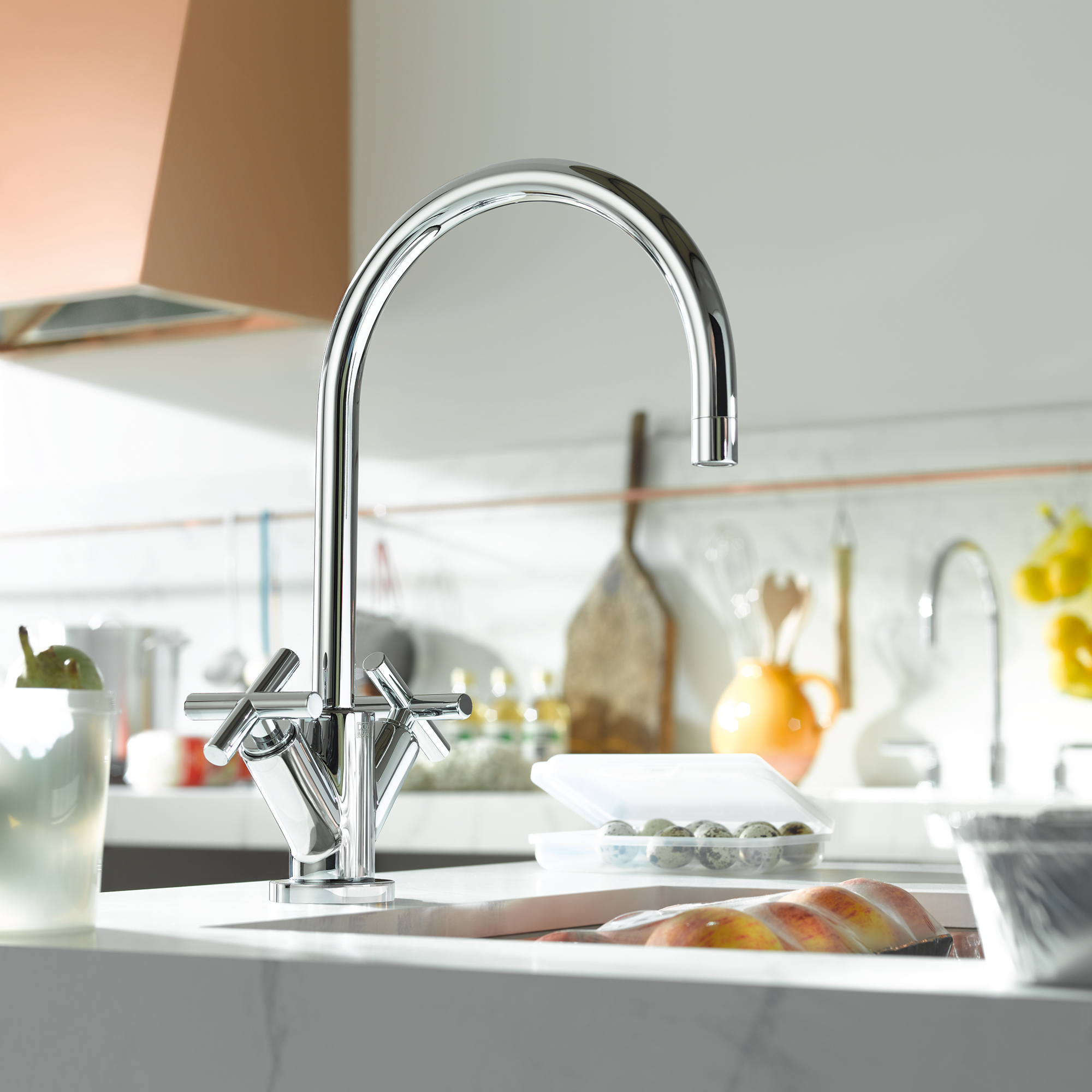 TARA Смеситель на одно отверстие - Матовый хром DornBracht 22815892-93 - Вид №2