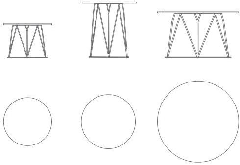 Garda Furniture Круглый садовый стол из HPL Ataman Ga05sm/ga05me/ga05la - Вид №9