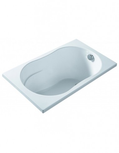 675200 001 00  Ванна Minime, с дополнительным сиденьем, встраиваемая, ультракомпактная, 5 регулируемых ножек, 120 x 70 см Valentin  - Вид №1