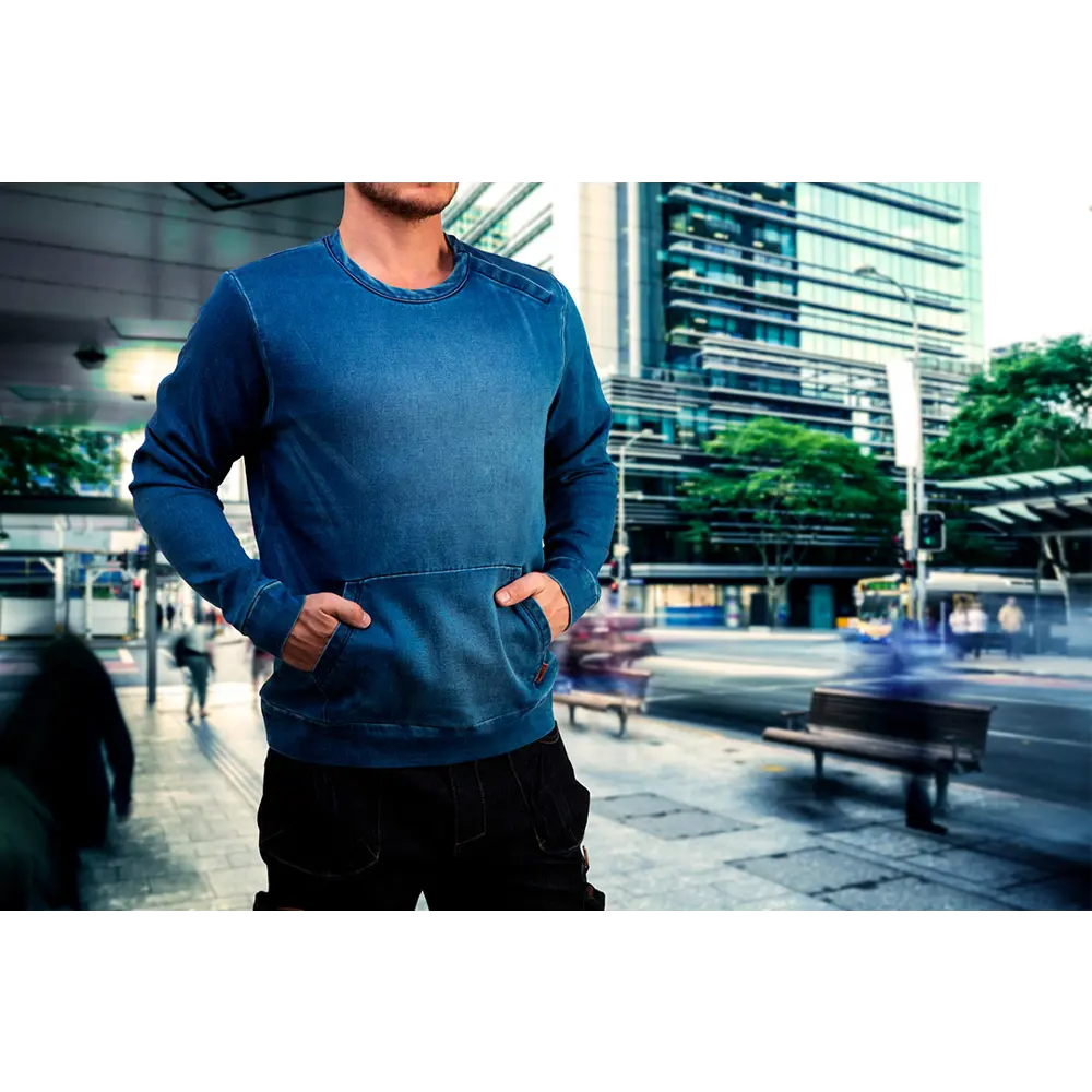 Толстовка Denim темно-синяя размер M рост 181 NEO TOOLS STLM-2049360 - Вид №4