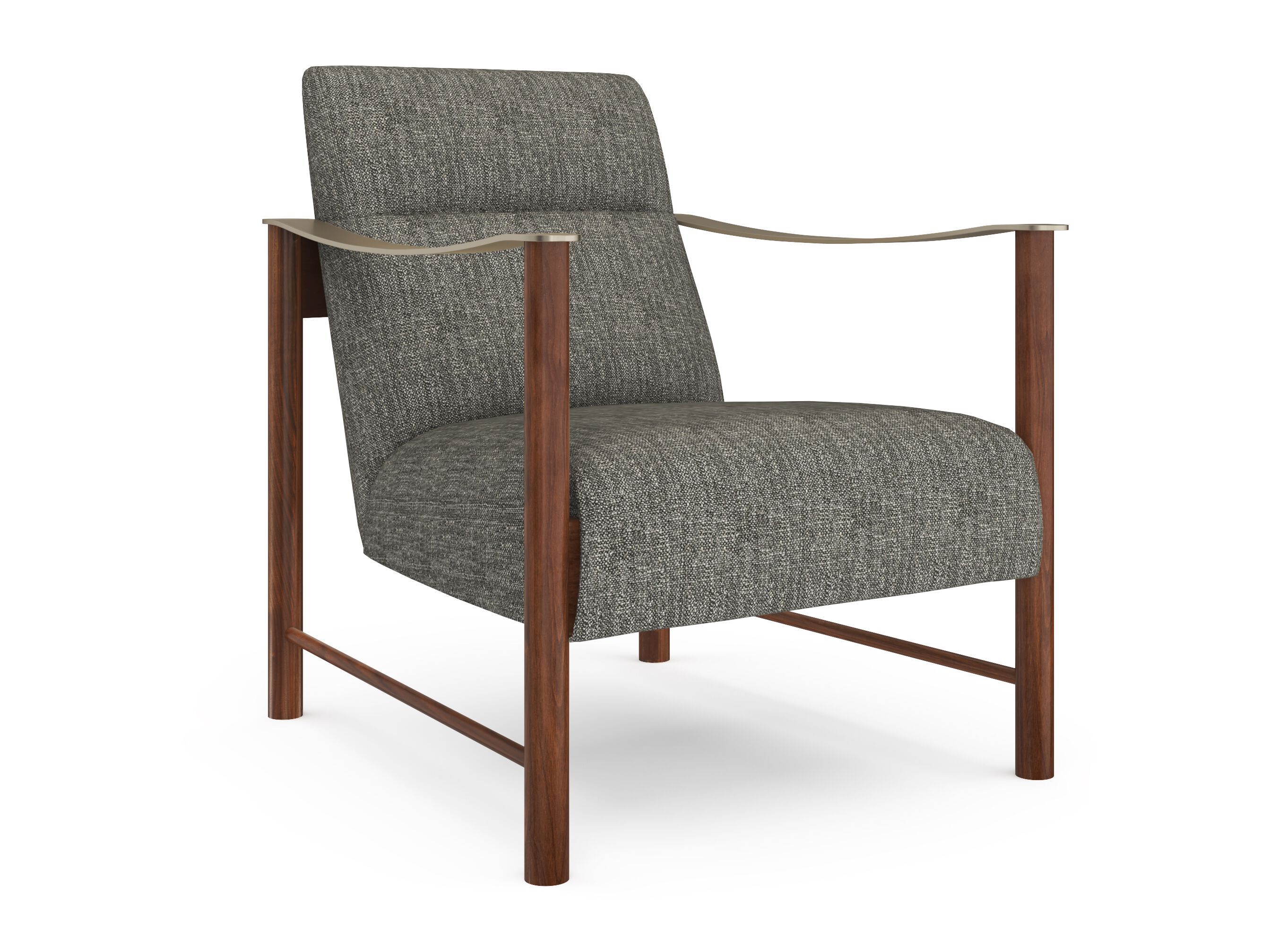 Льняное кресло с подлокотниками Caracole SLANT ARCH-00127120 - Вид №1