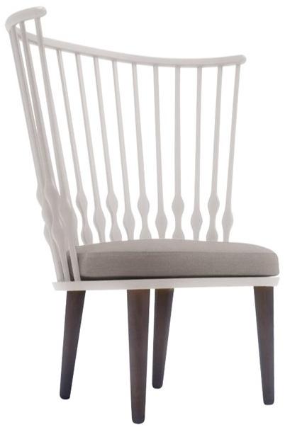 Andreu World Кресло из бука с высокой спинкой Nub Bu1440 - Вид №3