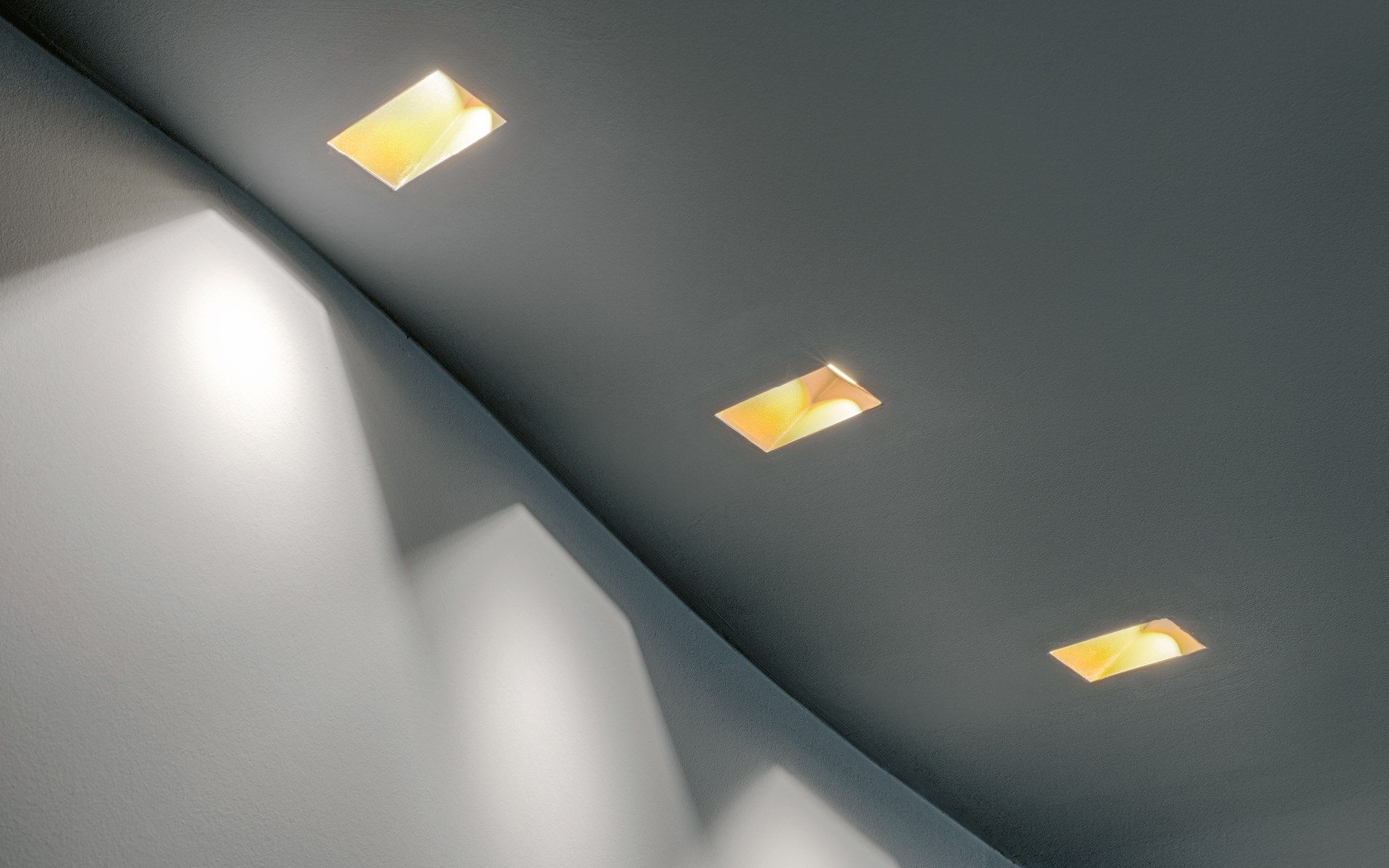 Алюминиевая затемняемая квадратная встраиваемая настенная шайба PROLICHT ARCH-00013377 - Вид №3