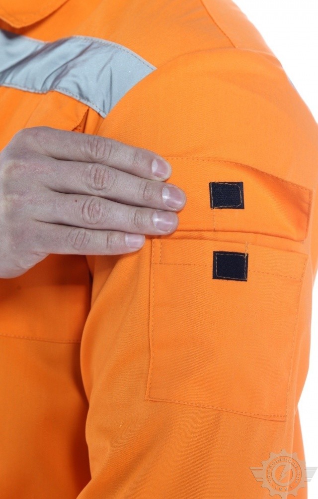 65926 Костюм "Дорожник Флюр" с СВП  Летняя спецодежда  размер 44-46/158-164  - Вид №11