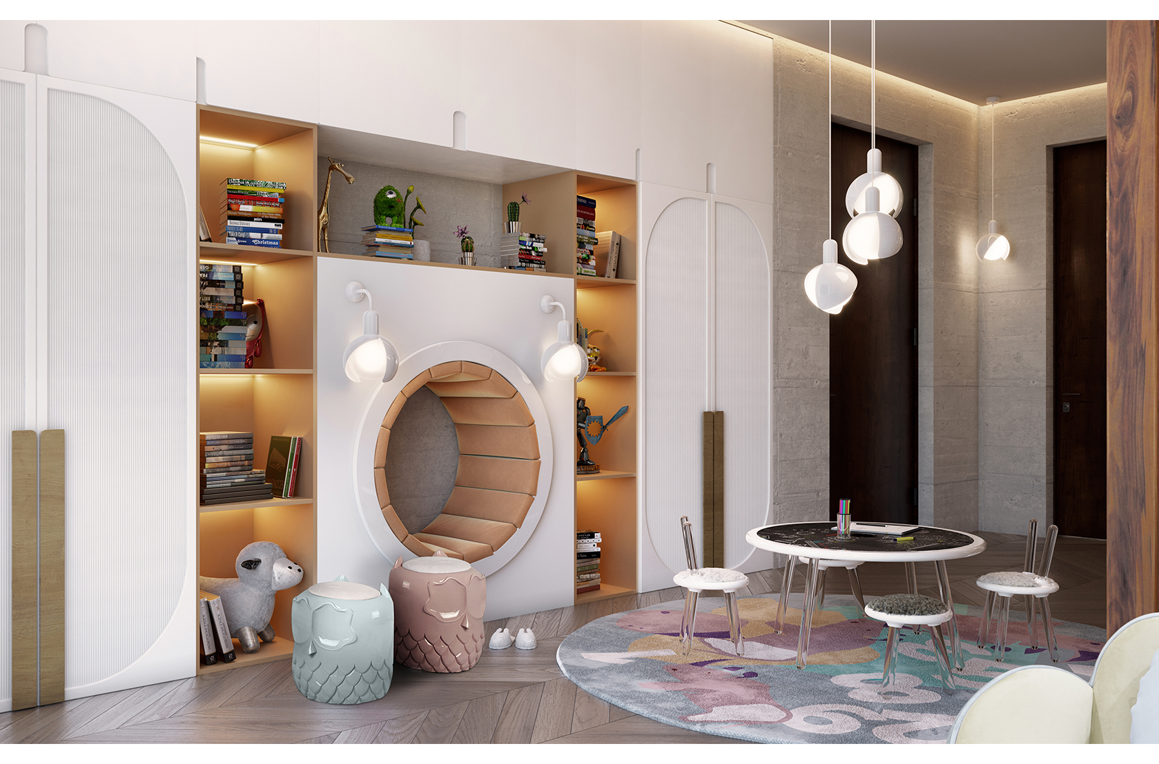 CIST182 Детские пуфики Гудок Circu  - Вид №2