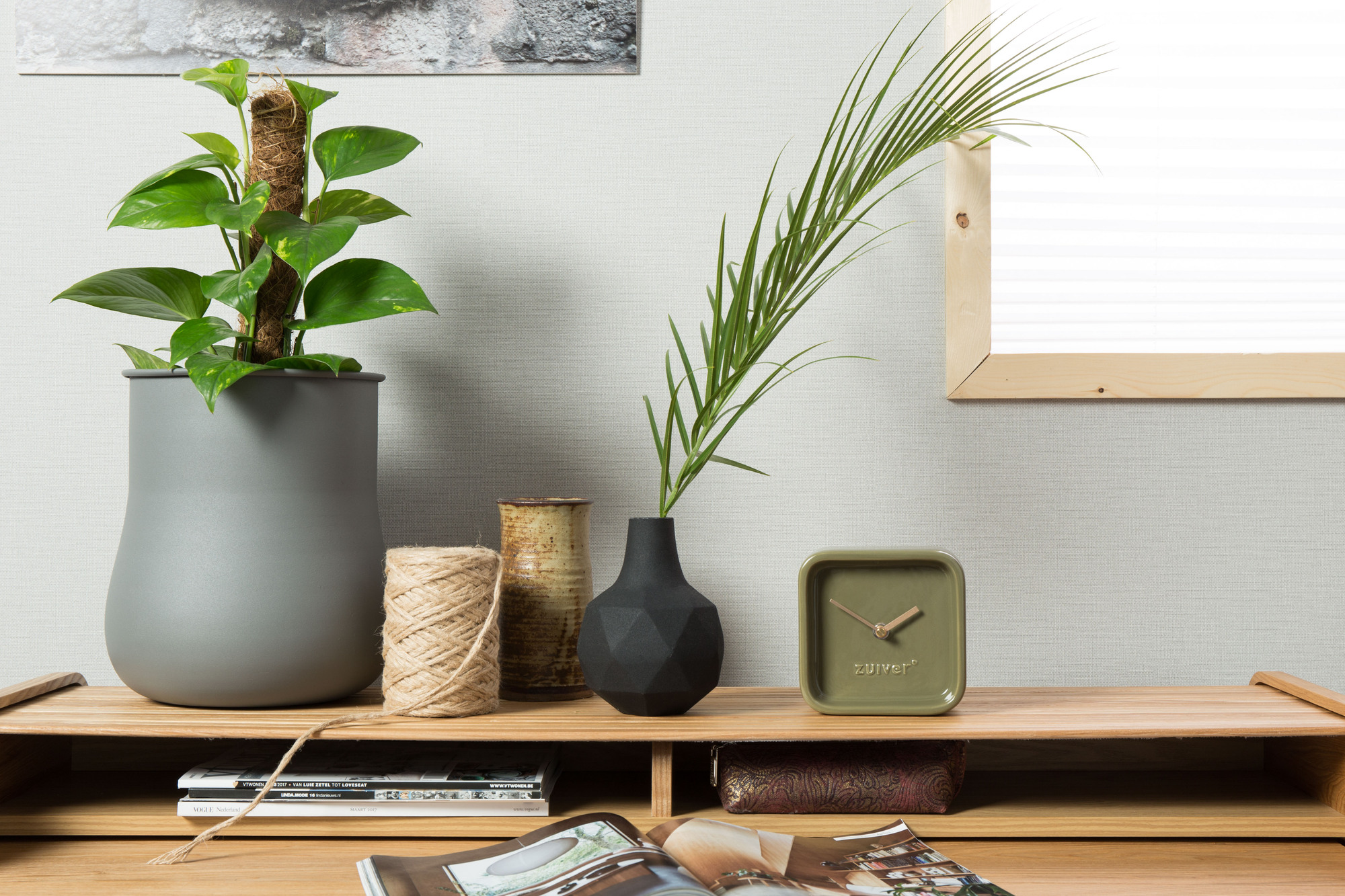 Часы Cute розовые Zuiver 8500049 - Вид №4