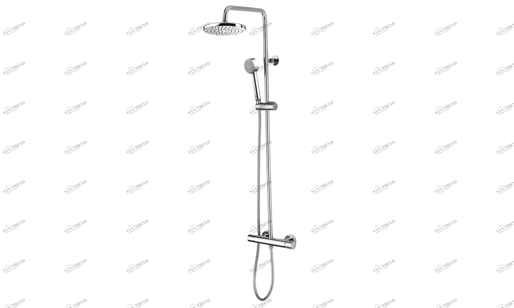 L10017 Душевая колонна OKI Ø 200 mm - Monocomando BOSSINI 