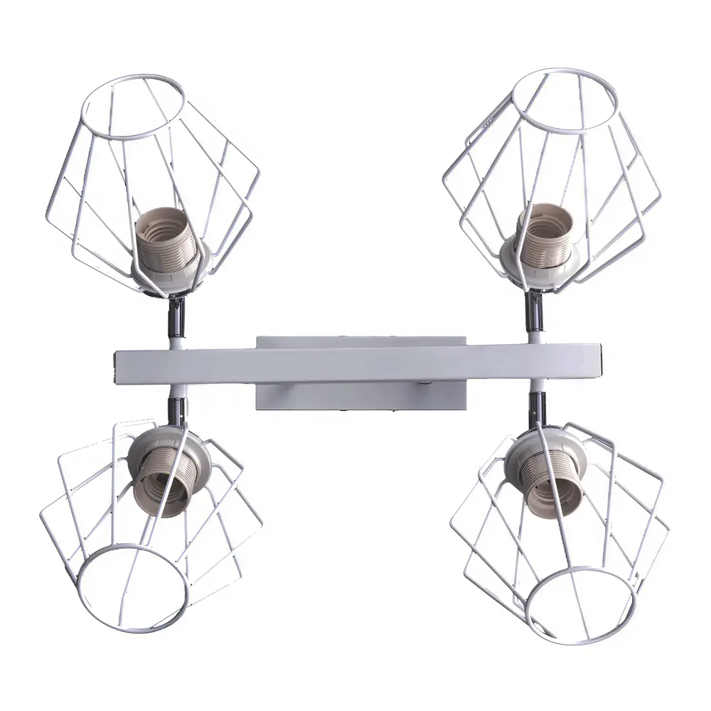 Люстра потолочная Дрим РС21514 4 лампы 12 м² цвет белый РОССВЕТ STLM-2151296 - Вид №3