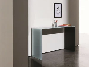 Sovet italia Прямоугольная стеклянная консоль Bridge