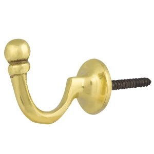 Крючок ввёртный LB-141 PB, цвет латунь