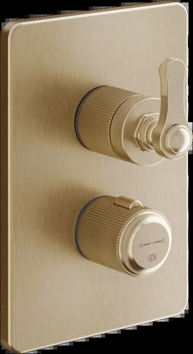 Смеситель для душа 65133 726 Gessi Venti20 ТЕПЛАЯ БРОНЗА BR. PVD