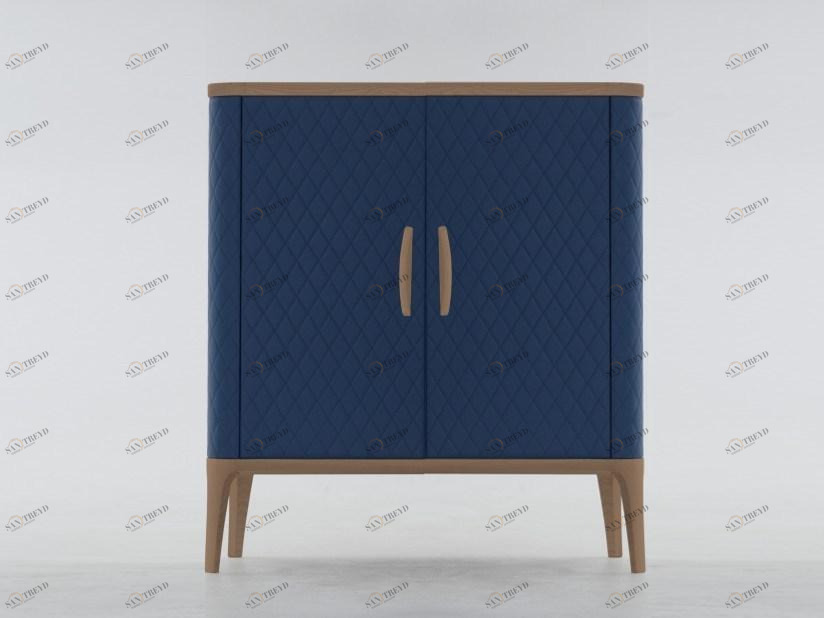 Tonin Casa Комод кожаный с распашными дверцами Tiffany sun-id-1350776