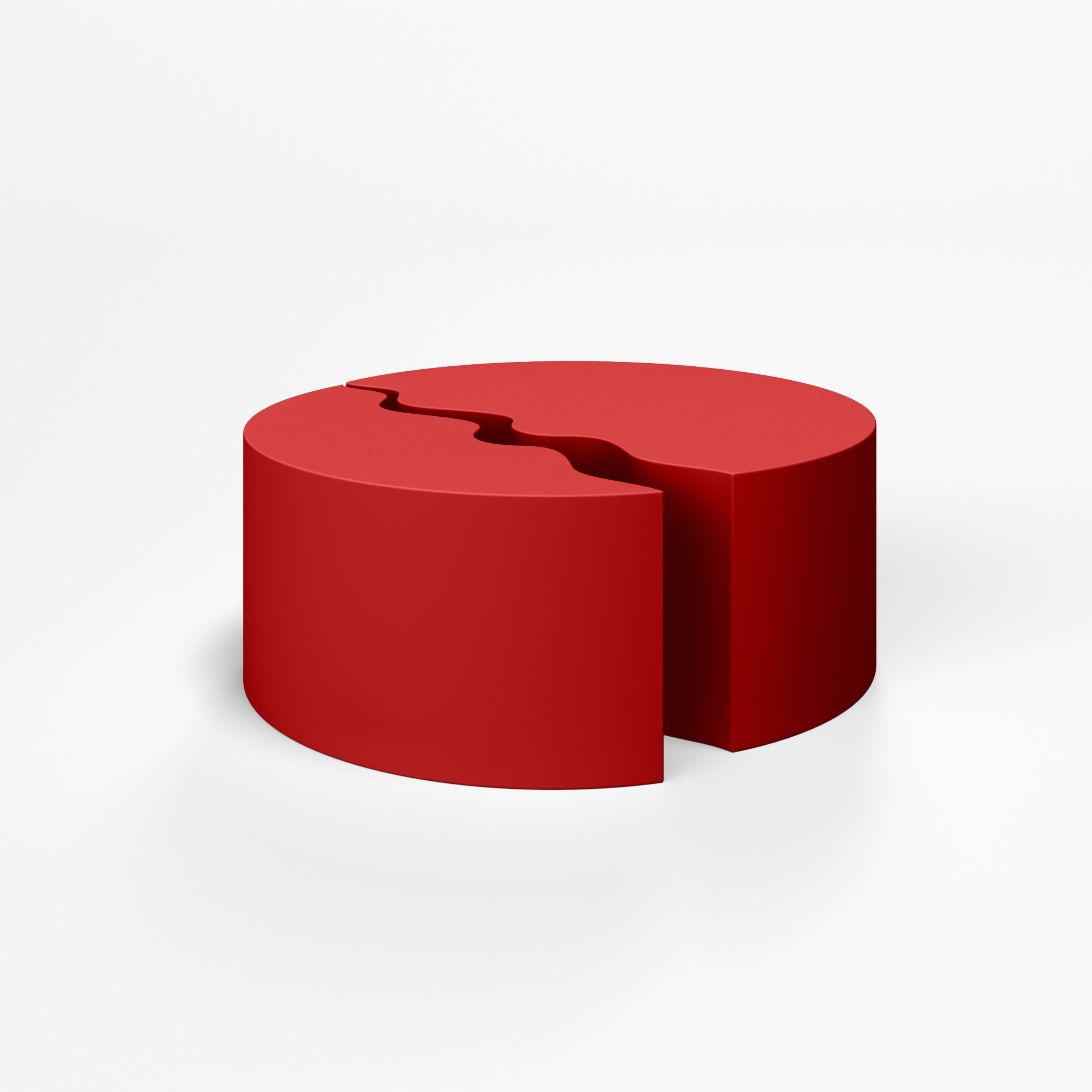 Круглый модульный пуф с пенопластовым покрытием SIXINCH DUAL ARCH-00096567 - Вид №16