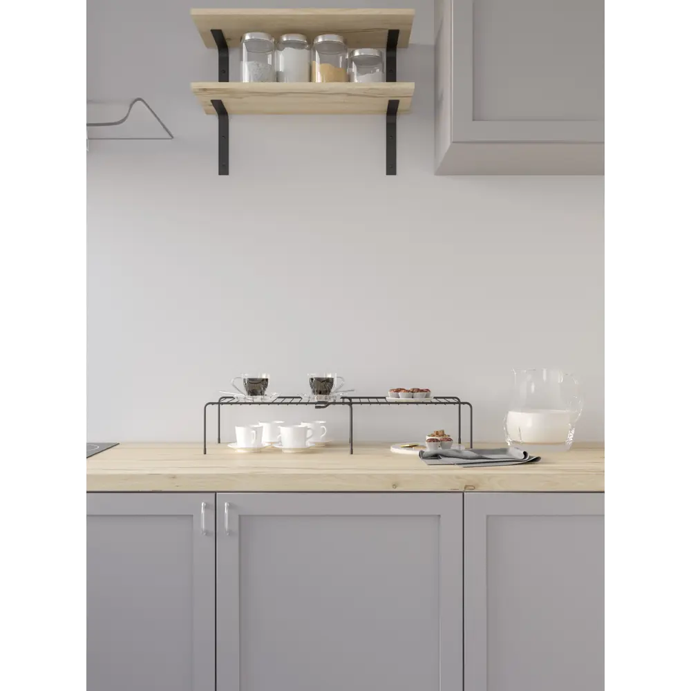 DELINIA Органайзер для полки 75×25 см - умное хранение на кухне 85432812 Вставка в полку STLM-0062753 - Вид №4