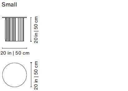 Круглый стальной журнальный столик RS Barcelona Plec ARCH-00148737 - Вид №12