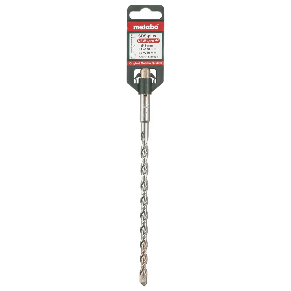 Бур по бетону SDS-plus 8х150х210 мм Metabo Pro4 626841000 18114209 STLM-2055726  - Вид №2