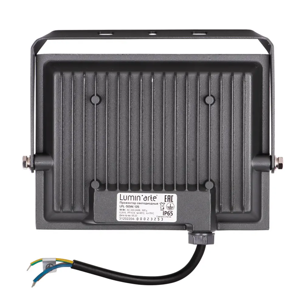Прожектор светодиодный уличный Luminarte 50 Вт 5700K IP65 холодный белый свет 83830074 STLM-2126576 LUMIN ARTE  - Вид №5